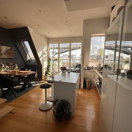 City-Penthouse Mit 4 Terassen Und Whirlpool