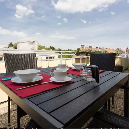Apartment Visit Vienna Roof Terrace Morning Sun