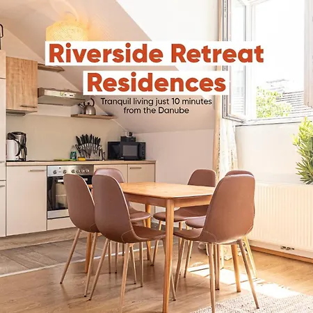 Charming 1Br And 1Lr Apt Modern Design Donaustadt