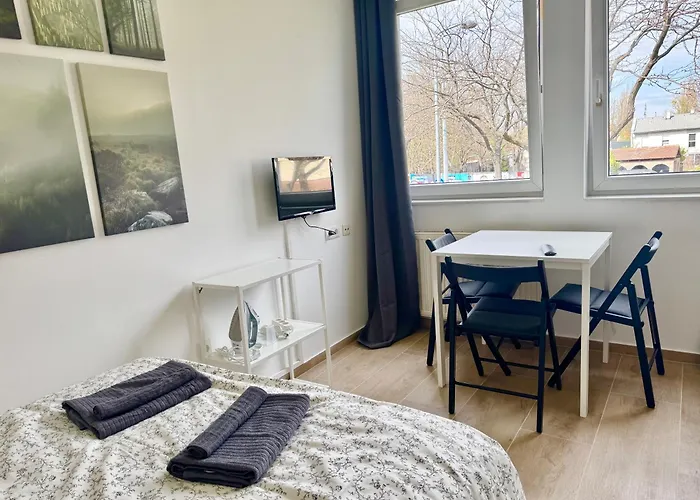 Studio Apartment With Parking & Fitness Room