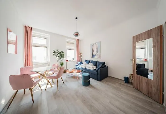 Blue And Pink Oasis Cozy Designer Retreat