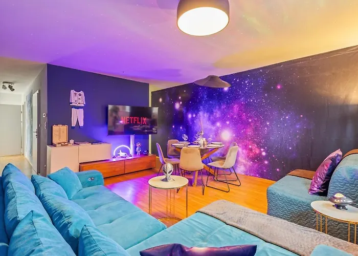Milky Way - Unique Universe Space Design - Gym - Parking