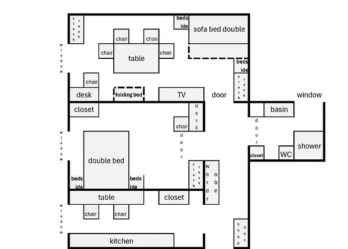 Two Rooms In Walking Center 4 Plus 1 Pax