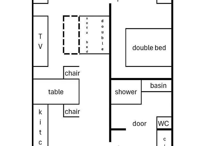 Barrier-Free Air-Conditioned Two Rooms Center
