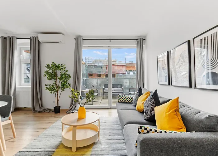 Terrace - 2-Br - Near Stadthalle And Metro U6