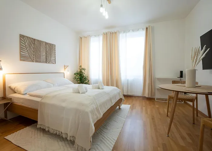 Bright And Cozy Studio With A City View