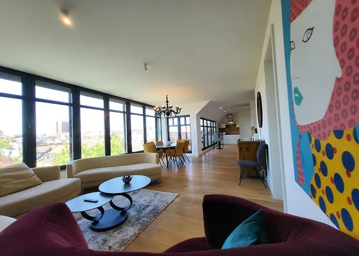Luxury Penthouse Wien 2 Dachterrassen Fuer 8 Pers