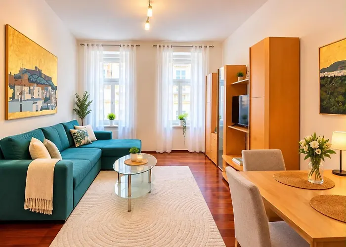 Vienna Apartment Near U-Bahn Up To 4 Guests 2,5 Km To Center Bed Sofa Bed Wi-Fi