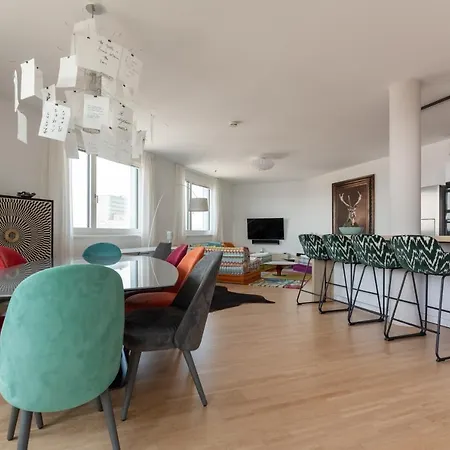 Апартаменти Luxus Ueber Den Wolken, 18. Stock Mit Klimaanlage Und Garage
