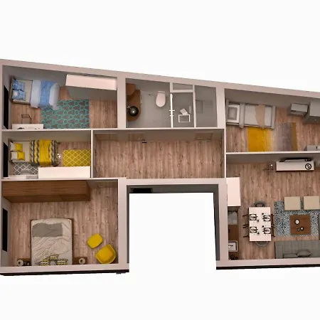 Spacious Apartment With Terrace