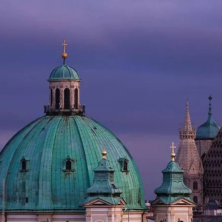 180M2 Penthouse, Luxury Apartment Next To Karlskirche And Parking Included