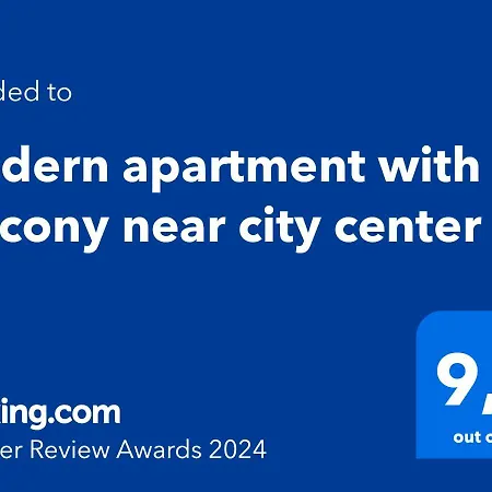 Modern Apartment With Balcony Near City Center