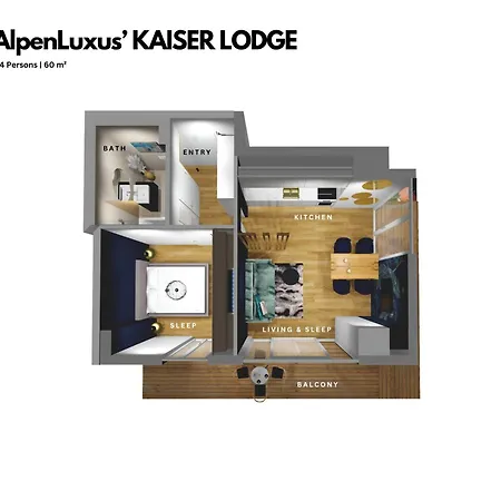 Alpenluxus Presents Kaiser Lodge - Rooftop Pool & Underground Car Park
