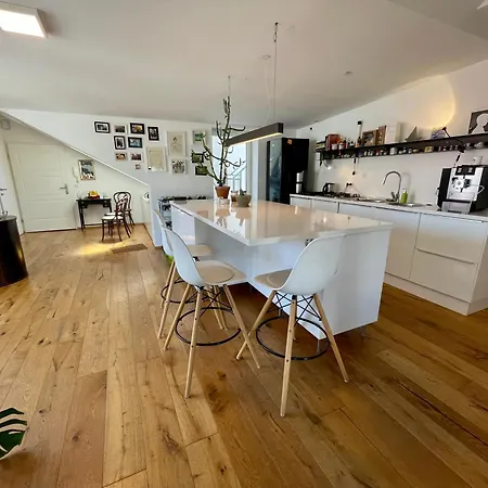 Bright Loft 110 Sqm With Great Roof Terrace 100 Sqm Apartment